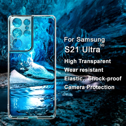 For Samsung Galaxy S21 Ultra 5G IMAK UX-5 Series Transparent Shockproof TPU Protective Case by imak