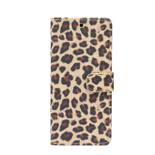 For Samsung Galaxy S21+ 5G Leopard Pattern Horizontal Flip Leather Case with Holder & Card Slots(Yellow) by buy2fix