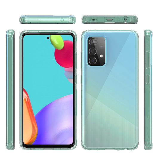 For Samsung Galaxy A52 5G / 4G Scratchproof TPU + Acrylic Protective Case(Transparent) by buy2fix