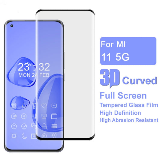 For Xiaomi Mi 11 5G IMAK 3D Curved Full Screen Tempered Glass Film by imak