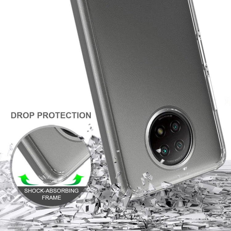 For Xiaomi Redmi Note 9T Shockproof Scratchproof TPU + Acrylic Protective Case(White) by buy2fix
