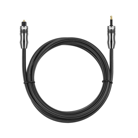 EMK OD6.0mm 3.5mm Digital Sound Toslink to Mini Toslink Digital Optical Audio Cable, Length:5m by EMK