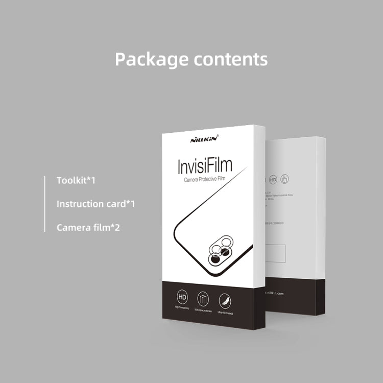 For Samsung Galaxy S21+ 5G NILLKIN InvisiFilm Series Back Camera Lens Film by NILLKIN