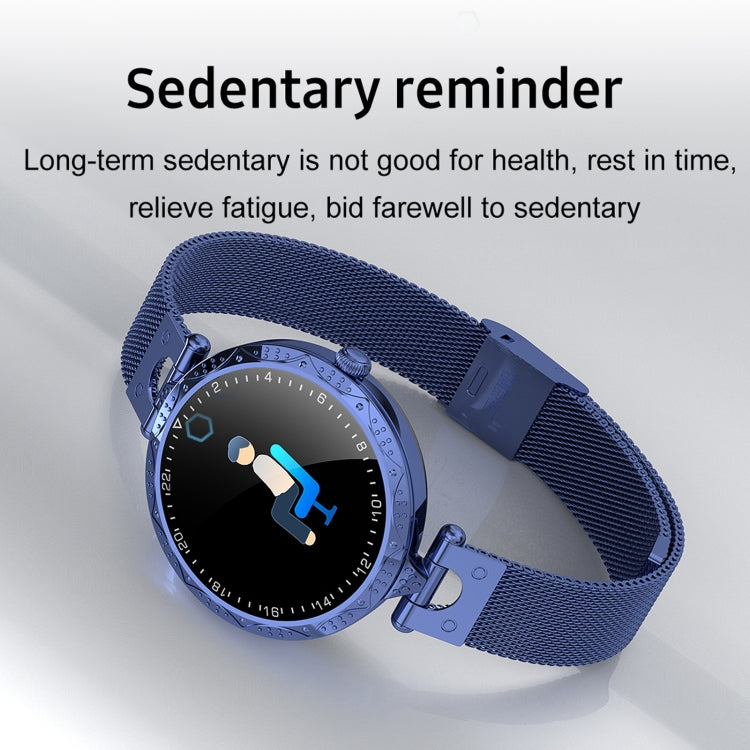 AK22 1.09 inch IPS Screen IP67 Waterproof Smart Watch, Support Sleep Monitoring / Blood Oxygen Monitoring / Heart Rate Monitoring(Blue) by buy2fix