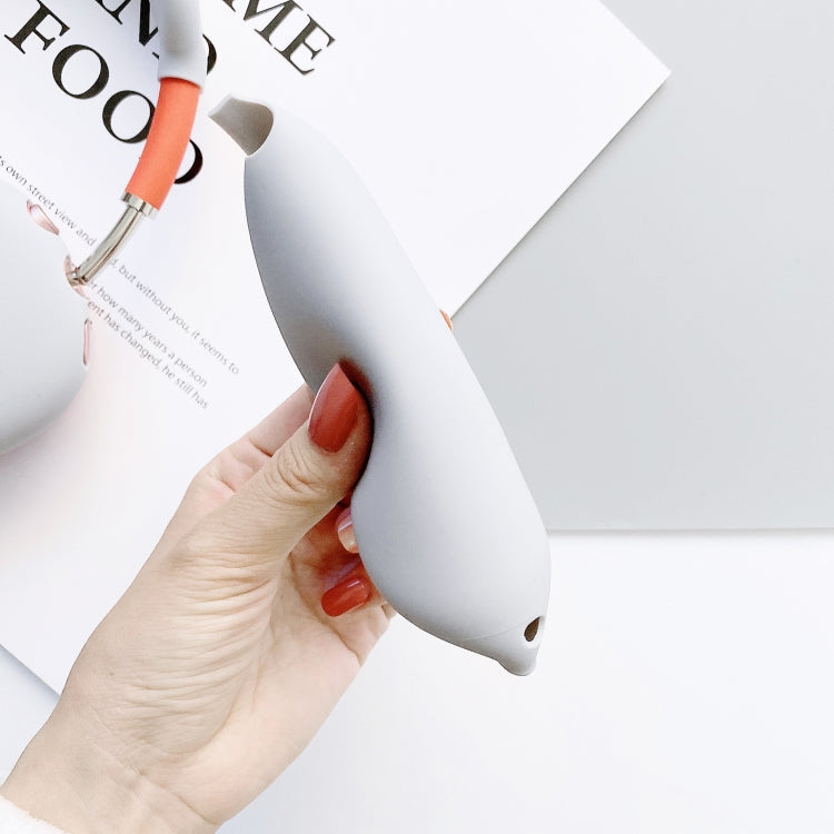 3 in 1 Headset Silicone Protective Case for AirPods Max(White) by buy2fix