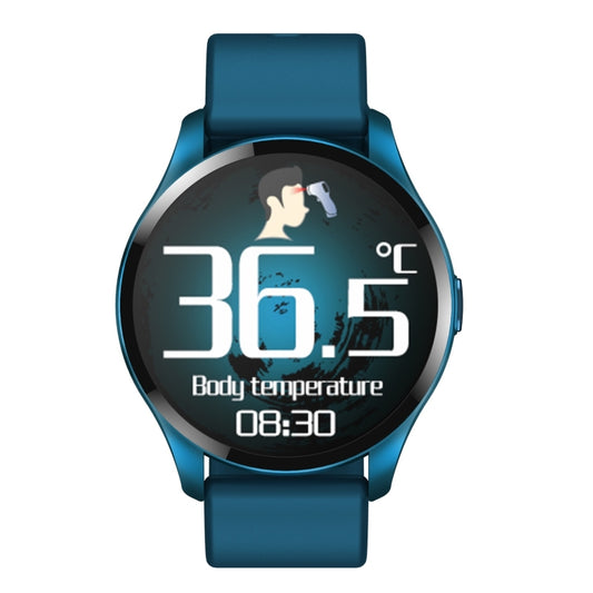 T88 1.28 inch TFT Color Screen IP67 Waterproof Smart Watch, Support Body Temperature Monitoring / Sleep Monitoring / Heart Rate Monitoring(Blue) by buy2fix
