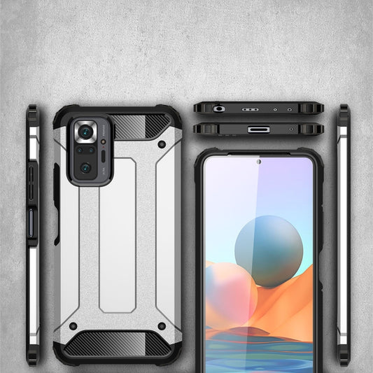 For Xiaomi Redmi Note 10 Pro / Note 10 Pro Max Magic Armor TPU + PC Combination Case(Red) by buy2fix