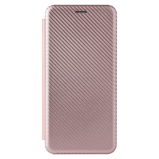 For ZTE Blade A7s 2020 Carbon Fiber Texture Horizontal Flip TPU + PC + PU Leather Case with Card Slot(Pink) by buy2fix