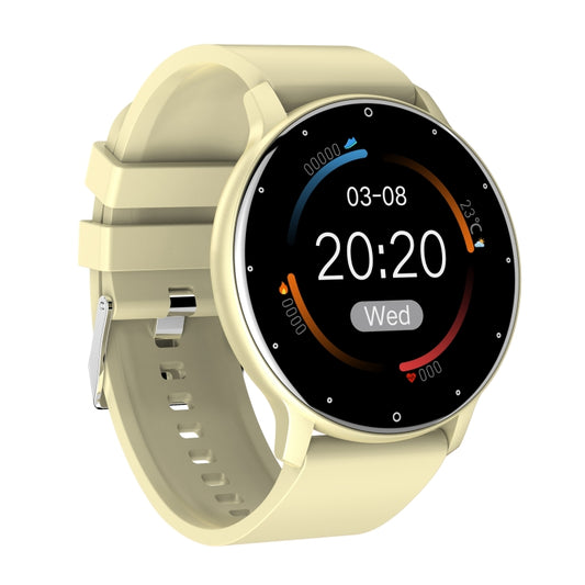 ZL02 1.28 inch Touch Screen IP67 Waterproof Smart Watch, Support Blood Pressure Monitoring / Sleep Monitoring / Heart Rate Monitoring(Gold) by buy2fix