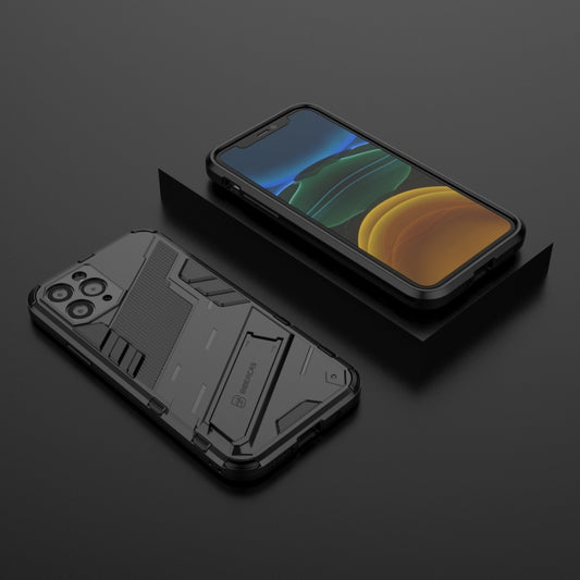 For iPhone 11 Punk Armor 2 in 1 PC + TPU Shockproof Case with Invisible Holder (Black) by buy2fix
