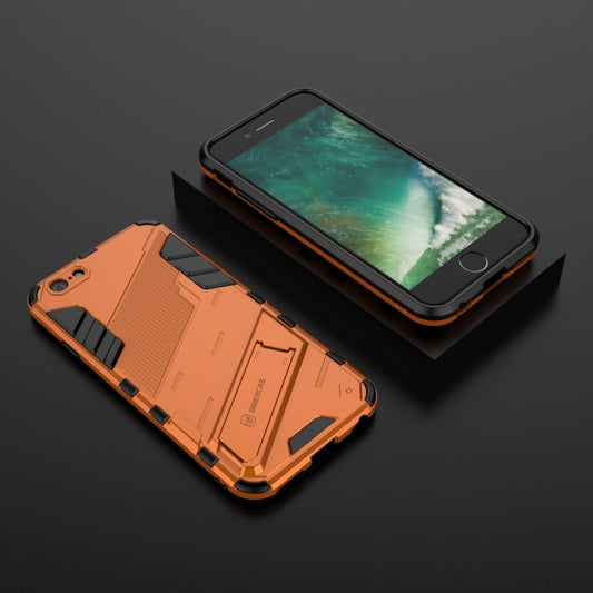 Punk Armor 2 in 1 PC + TPU Shockproof Case with Invisible Holder For iPhone 6 & 6s(Orange) by buy2fix