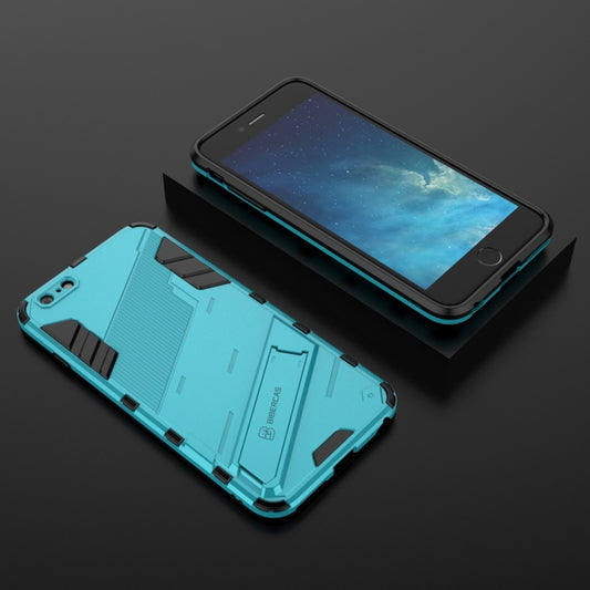 Punk Armor 2 in 1 PC + TPU Shockproof Case with Invisible Holder For iPhone 6 Plus & 6s Plus(Blue) by buy2fix