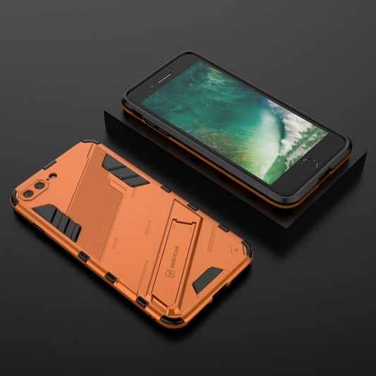 Punk Armor 2 in 1 PC + TPU Shockproof Case with Invisible Holder For iPhone 7 Plus & 8 Plus(Orange) by buy2fix