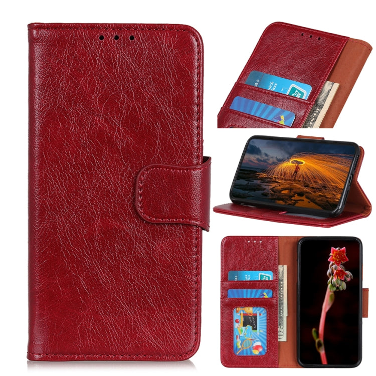 For Motorola Moto G30 Nappa Texture Horizontal Flip Leather Case with Holder & Card Slots & Wallet(Red) - Motorola Cases by buy2fix | Online Shopping UK | buy2fix