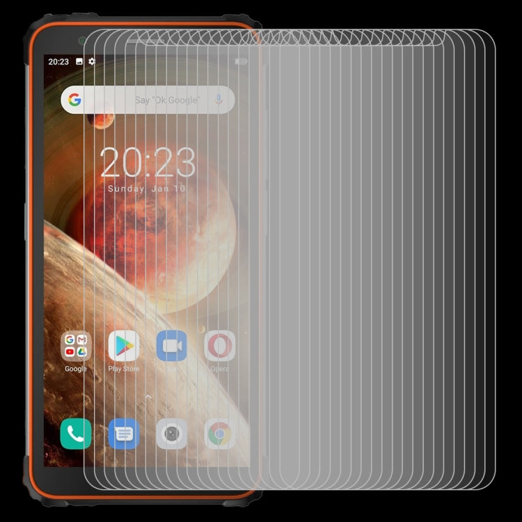 For Blackview BV6600 50 PCS 0.26mm 9H Surface Hardness 2.5D Explosion-proof Tempered Glass Non-full Screen Film by buy2fix