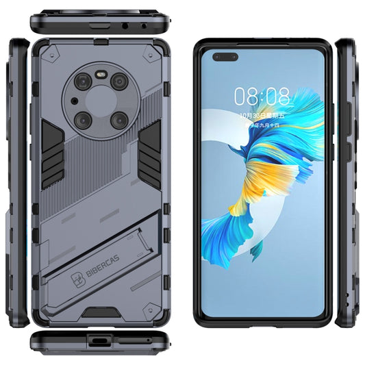 For Huawei Mate 40 Pro Punk Armor 2 in 1 PC + TPU Shockproof Case with Invisible Holder(Grey) by buy2fix