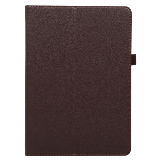 For Lenovo Smart Tab M10 / P10 10.1 inch Litchi Texture Solid Color Horizontal Flip Leather Case with Holder & Pen Slot(Brown) by buy2fix