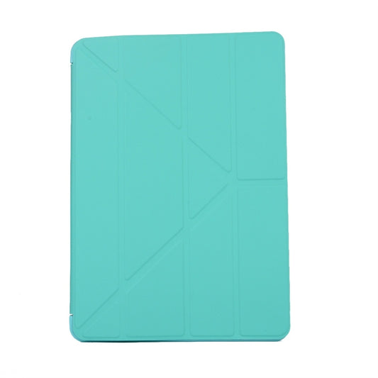 For iPad 10.2 2021 / 2020 / 2019 TPU Horizontal Deformation Flip Leather Case with Holder(Green) by buy2fix