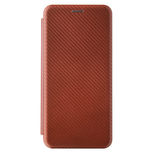 For Motorola Moto G30 / G10 Carbon Fiber Texture Horizontal Flip TPU + PC + PU Leather Case with Card Slot(Brown) by buy2fix