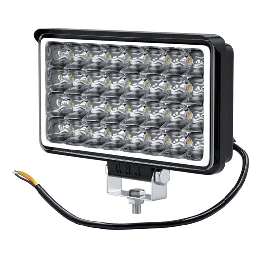WUPP CS-1242A1 Car 4 inch Square 32LEDs Highlight Work Light Modified Front Bumper Lamp Spotlight by WUPP