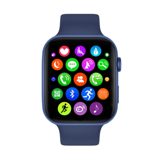 DW35PRO 1.75 inch Color Screen IPX7 Waterproof Smart Watch, Support Bluetooth Answer & Reject / Sleep Monitoring / Heart Rate Monitoring, Style: Silicone Strap(Blue) by buy2fix