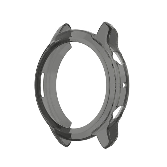 For TicWatch Pro 3 / Pro 3 Lite Half Coverage Hollowed TPU Protective Case(Transparent Black) by buy2fix