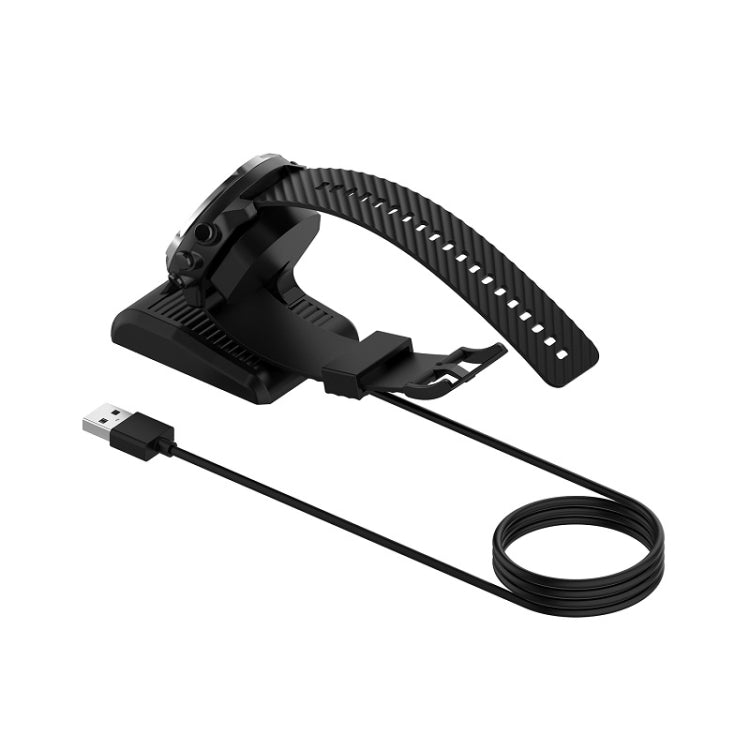 For Suunto 7 USB Vertical Magnetic Charger Holder with Data Function, Length: 1m(Black) by buy2fix