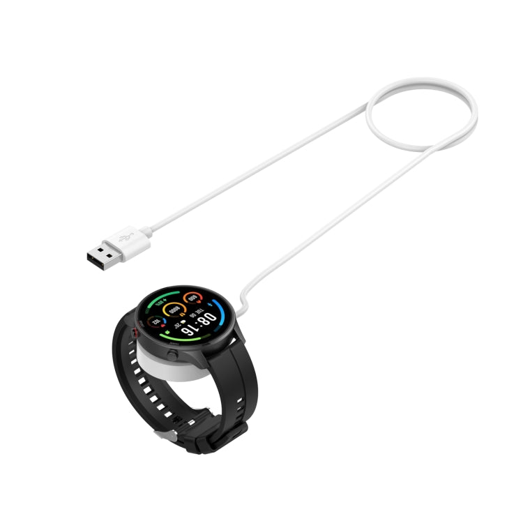 For Xiaomi Watch Color Sport USB Magnetic Charging Cable, Length: 1m(White) by buy2fix