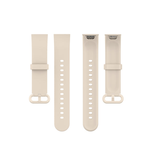 For Xiaomi Mi Watch Lite / Redmi Watch Silicone Watch Band, Size: One Size(Ivory) by buy2fix