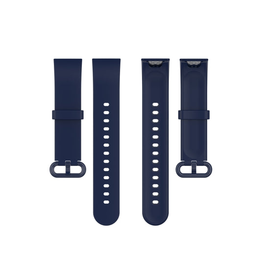For Xiaomi Mi Watch Lite / Redmi Watch Silicone Watch Band, Size: One Size(Navy Blue) by buy2fix