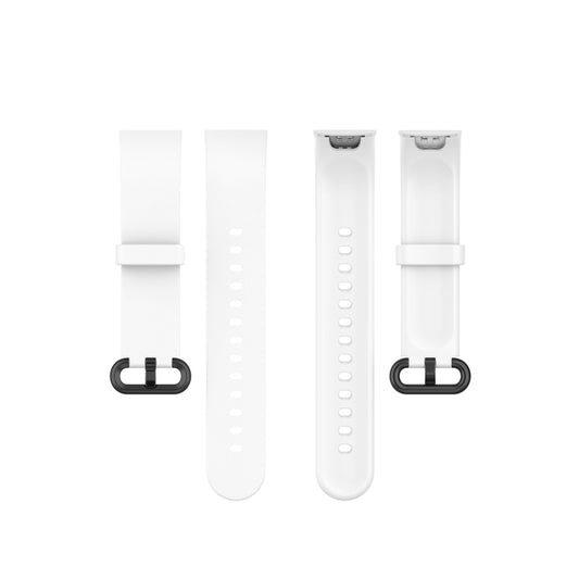 For Xiaomi Mi Watch Lite / Redmi Watch Silicone Watch Band, Size: One Size(White) by buy2fix