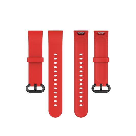 For Xiaomi Mi Watch Lite / Redmi Watch Silicone Watch Band, Size: One Size(Red) by buy2fix