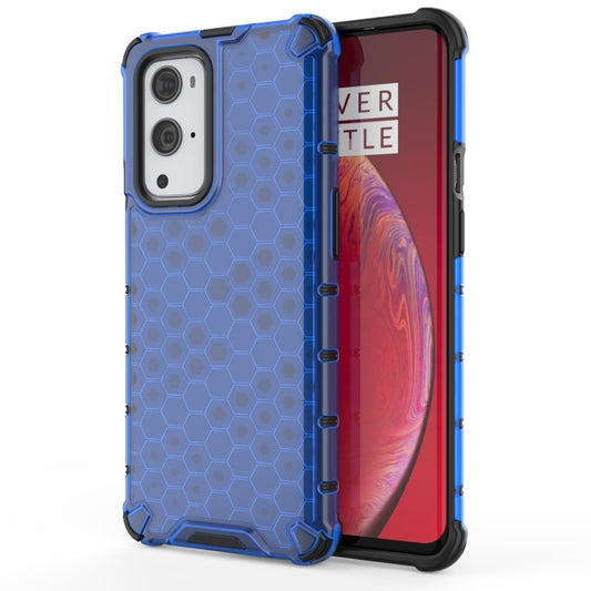 For OnePlus 9 Pro Shockproof Honeycomb PC + TPU Case(Blue) by buy2fix
