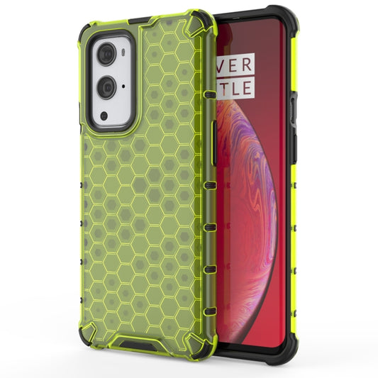 For OnePlus 9 Pro Shockproof Honeycomb PC + TPU Case(Green) by buy2fix