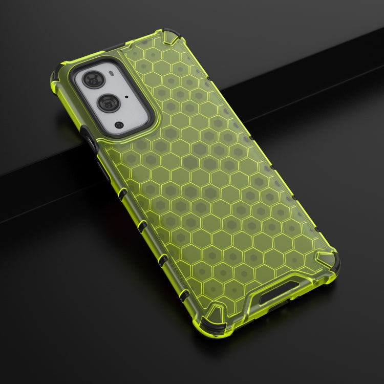 For OnePlus 9 Pro Shockproof Honeycomb PC + TPU Case(Green) by buy2fix