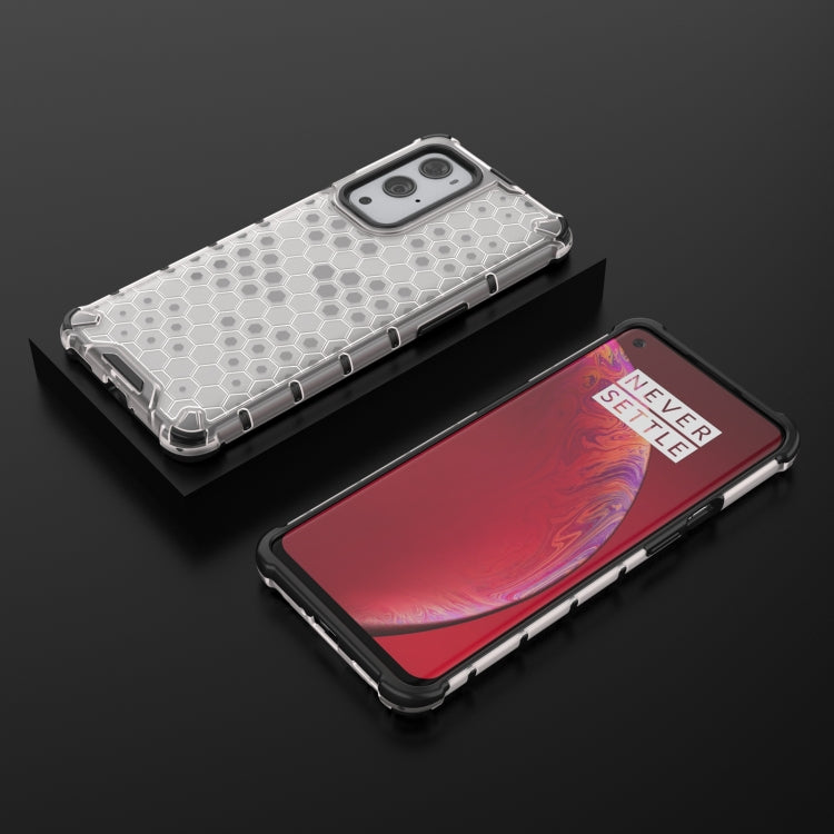 For OnePlus 9 Pro Shockproof Honeycomb PC + TPU Case(White) by buy2fix