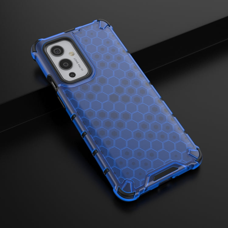 For OnePlus 9 Shockproof Honeycomb PC + TPU Case(Blue) by buy2fix