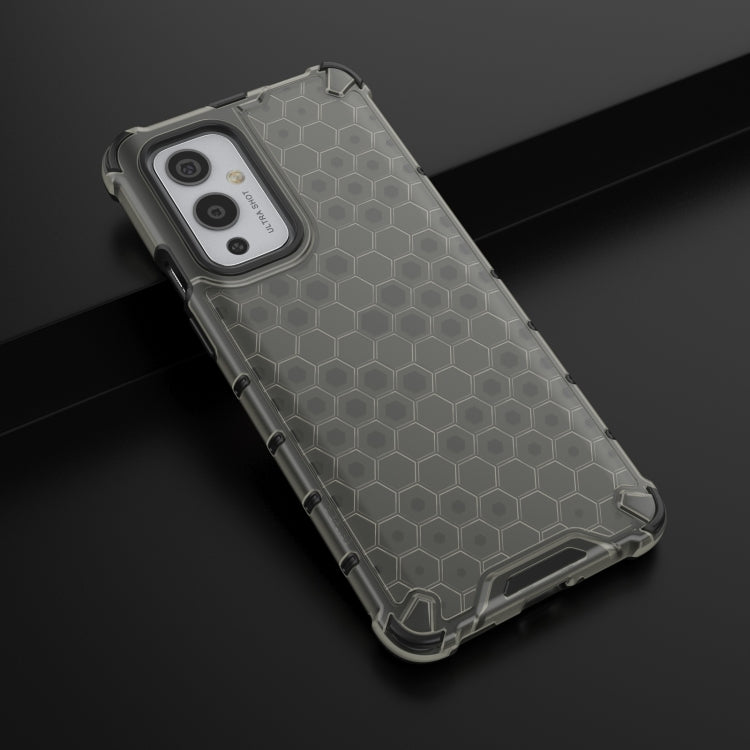 For OnePlus 9 Shockproof Honeycomb PC + TPU Case(Black) by buy2fix