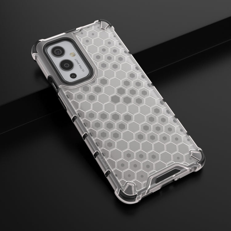 For OnePlus 9 Shockproof Honeycomb PC + TPU Case(White) by buy2fix