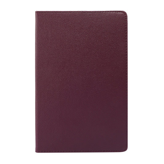 For Lenovo Tab M10 Plus 10.3 360 Degree Rotation Litchi Texture Flip Leather Case with Holder(Purple) by buy2fix