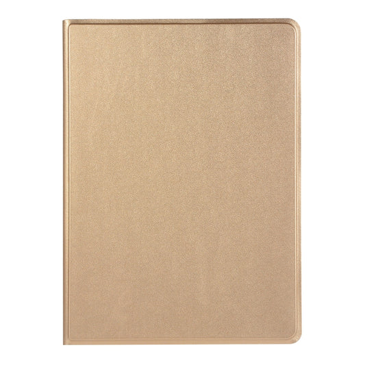 For iPad 10.2 2021 / 2020 / 2019 Voltage Elastic Leather TPU Protective Case with Holder(Gold) by buy2fix