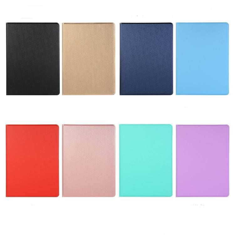For iPad 10.2 2021 / 2020 / 2019 Voltage Elastic Leather TPU Protective Case with Holder(Gold) by buy2fix
