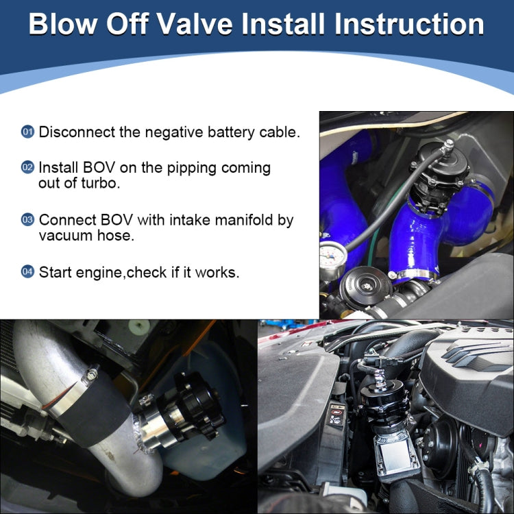 Universal Car Modification BOV 50MM 10 PSI Turbine Relief Valve by buy2fix