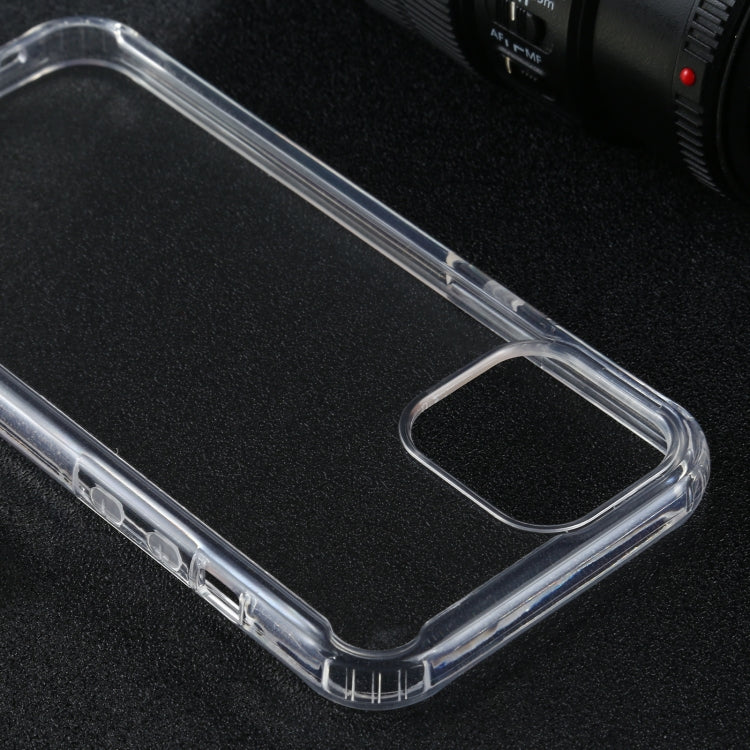 For iPhone 12 Pro Max Four-corner Shockproof Transparent TPU + PC Protective Case by buy2fix