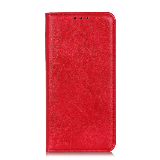 For OPPO A9 (2020) Magnetic Retro Crazy Horse Texture Horizontal Flip Leather Case with Holder & Card Slots(Red) by buy2fix