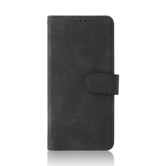 For Samsung Galaxy A02 / M02 Solid Color Skin Feel Magnetic Buckle Horizontal Flip Calf Texture PU Leather Case with Holder & Card Slots & Wallet(Black) by buy2fix