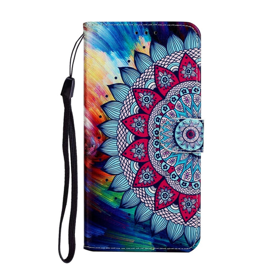 For Samsung Galaxy A52 5G / 4G Oil Embossed Coloured Drawing Pattern Horizontal Flip PU Leather Case with Holder & Card Slots & Wallet(Half Sunflower) by buy2fix