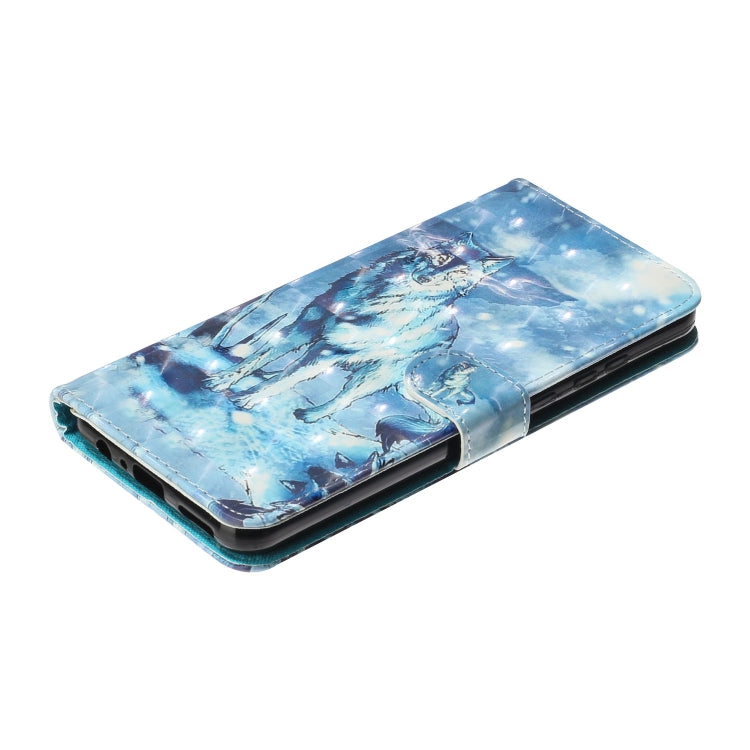 For Samsung Galaxy A32 5G 3D Pattern Horizontal Flip PU Leather Case with Holder & Card Slots & Wallet(Snow Mountain Wolf) by imak