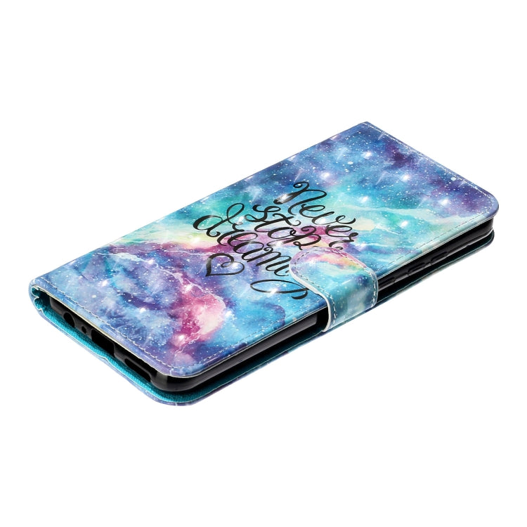 For Samsung Galaxy A32 5G 3D Pattern Horizontal Flip PU Leather Case with Holder & Card Slots & Wallet(Blue Starry Sky) by imak