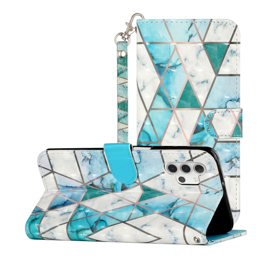 For Samsung Galaxy A32 5G 3D Pattern Horizontal Flip PU Leather Case with Holder & Card Slots & Wallet(Marble Stitching) by imak